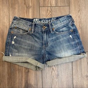 Madewell Cotton Denim Shorts 24